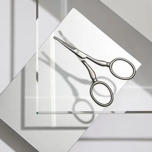 Tweezerman G.E.A.R. Facial Hair Scissors for Men – Precision Stainless Steel Grooming Shears Avelisse
