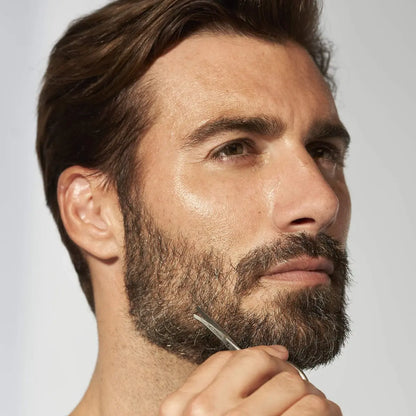 Tweezerman G.E.A.R. Facial Hair Scissors for Men – Precision Stainless Steel Grooming Shears Avelisse
