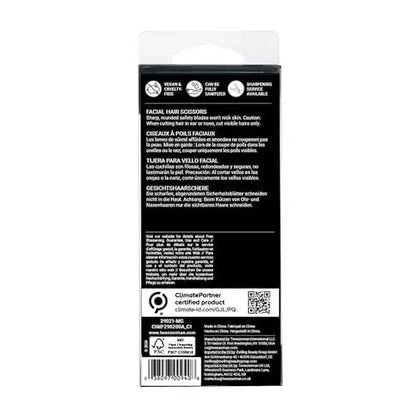 Tweezerman G.E.A.R. Facial Hair Scissors for Men – Precision Stainless Steel Grooming Shears Avelisse