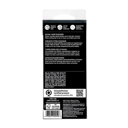 Tweezerman G.E.A.R. Facial Hair Scissors for Men – Precision Stainless Steel Grooming Shears Avelisse