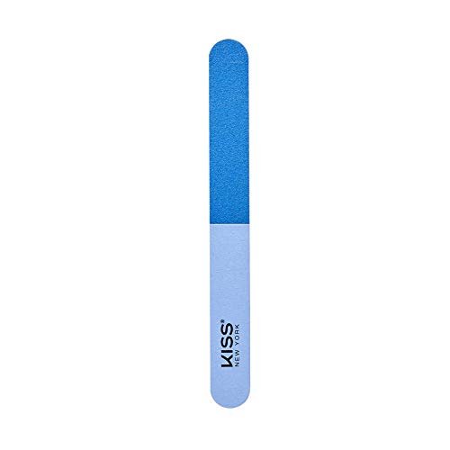KISS 4-Way Nail Shaper – 180/240/400/600 Grit Emery Board for Natural & Acrylic Nails, Blue, 12 Count - görsel 4