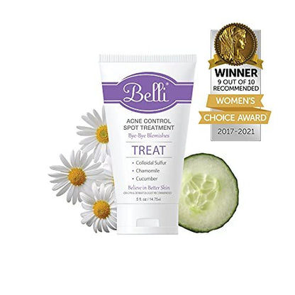 Belli Skincare Acne Control Spot Treatment - 0.5 Fl Oz - Vegan & Pregnancy-Safe Acne Spot Treatment for Face Avelisse