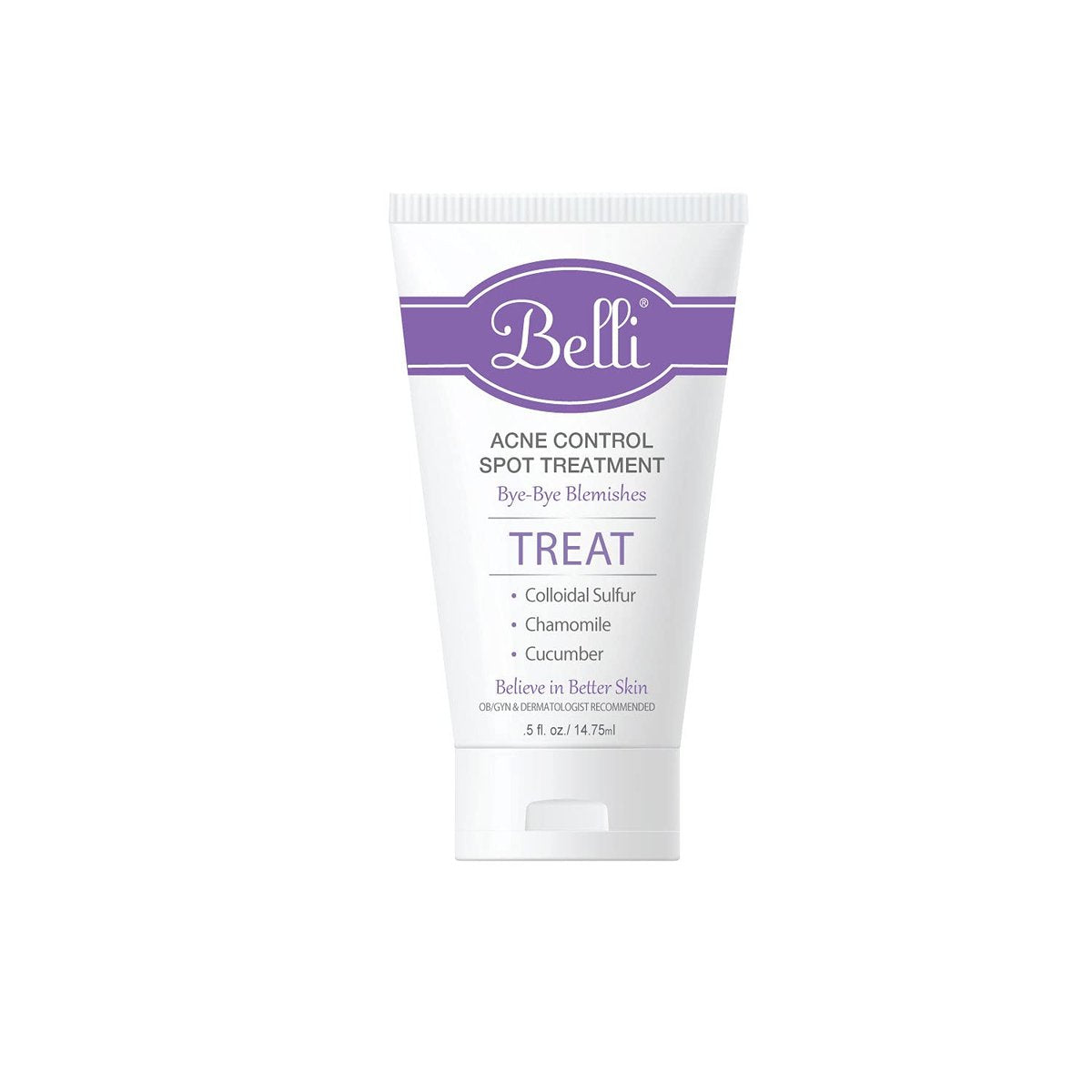 Belli Skincare Acne Control Spot Treatment - 0.5 Fl Oz - Vegan & Pregnancy-Safe Acne Spot Treatment for Face Avelisse
