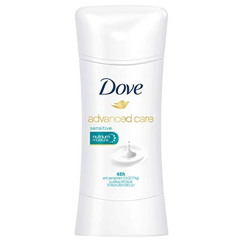 Dove Advanced Care Anti-Perspirant Deodorant for Sensitive Skin, 2.6 oz (Pack of 2) Avelisse
