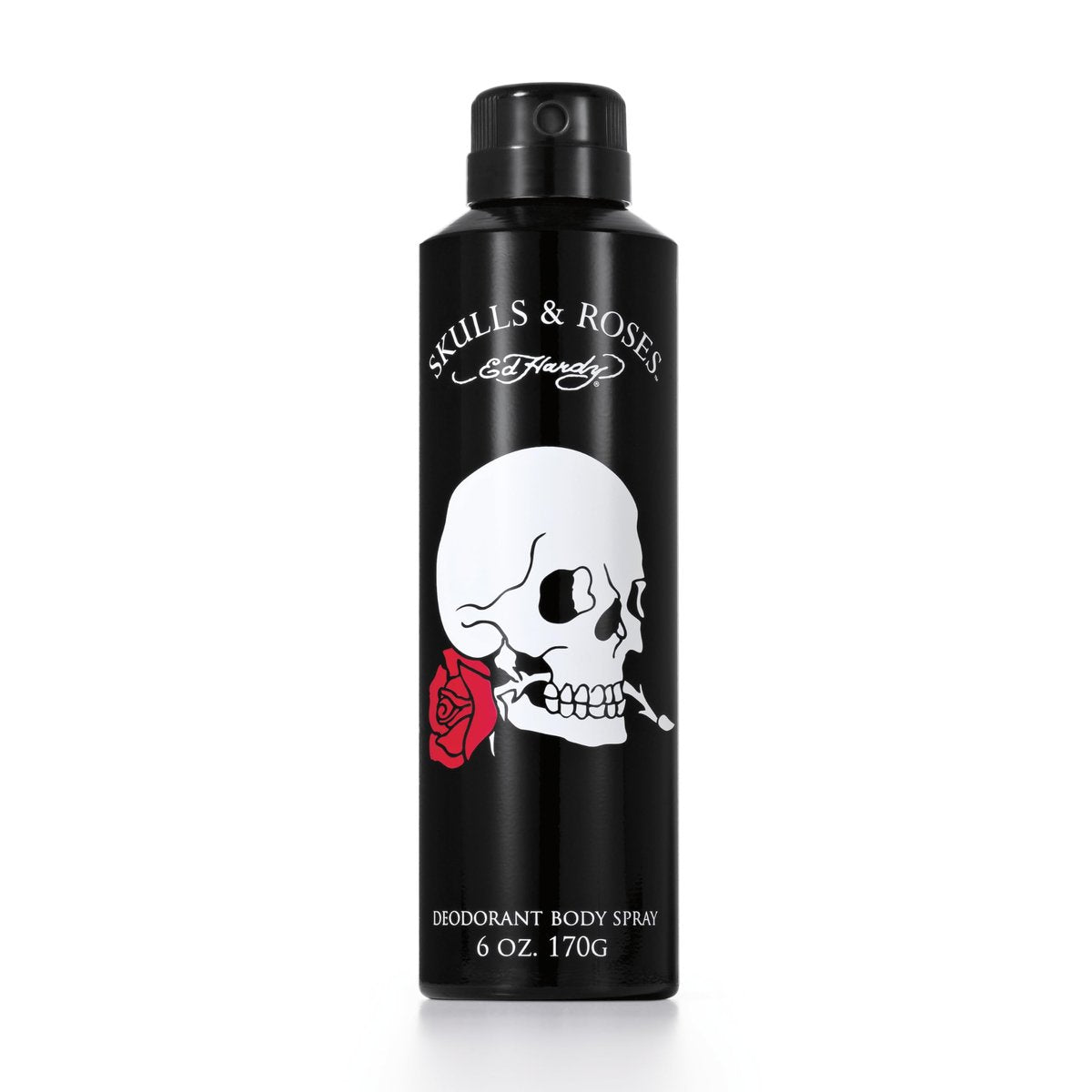 Ed Hardy Skulls & Roses Men's Deodorant & Fragrance Body Spray, 6 oz Avelisse