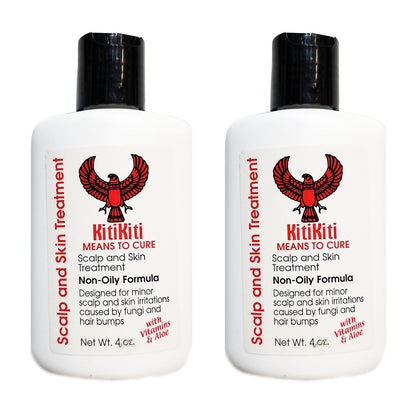 Kitikiti Scalp & Skin Treatment - Non-Oily, 4 oz (Pack of 2) for Healthy Scalp and Skin Avelisse