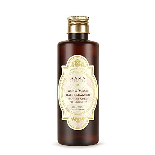 Kama Ayurveda Rose & Jasmine Hair Cleanser - 200ml | Natural Ayurvedic Shampoo for Silky Hair - görsel 2