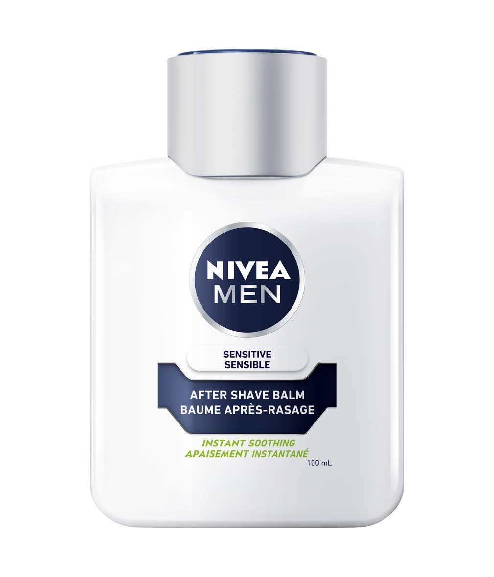 NIVEA FOR MEN Sensitive Post Shave Balm - 3.3 oz (6-Pack) Soothing Aftershave for Sensitive Skin - görsel 15
