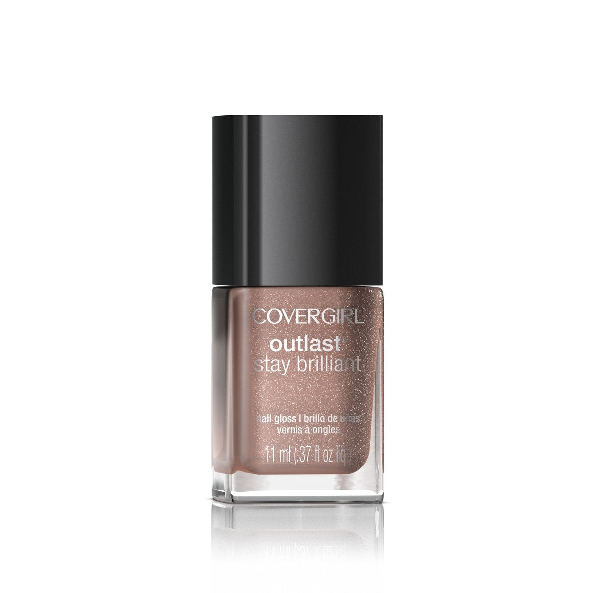 COVERGIRL Outlast Stay Brilliant Nail Gloss - Being Blonde 95, Long-Lasting Shine, 0.37 fl oz - görsel 1