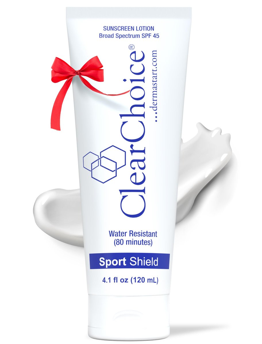 Clear Choice Sunscreen for Face SPF 45 – Oil-Free, Reef-Safe, Broad Spectrum Sunblock with Zinc Oxide, No White Cast, 4 oz Avelisse