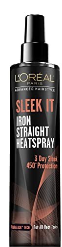 L'Oréal Paris Advanced Hairstyle Sleek It Iron Straight Heat Spray, 5.7 oz - görsel 2