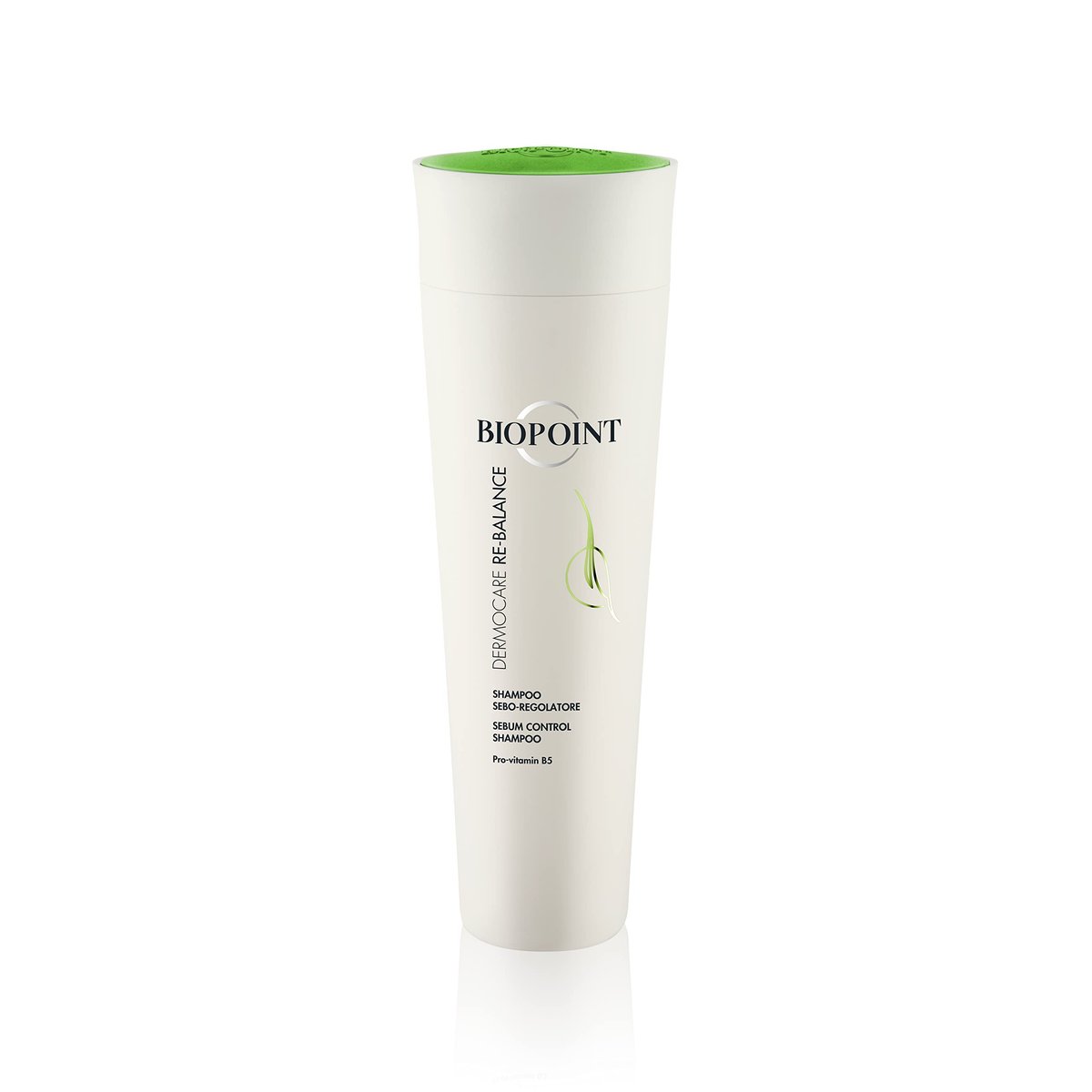 BIOPOINT Rebalancing Shampoo for Oily Scalp and Dry Ends - Dermocare Sebum Regulating Shampoo for Greasy Hair - Oily Scalp Treatment, 7.05 Fl Oz - görsel 1