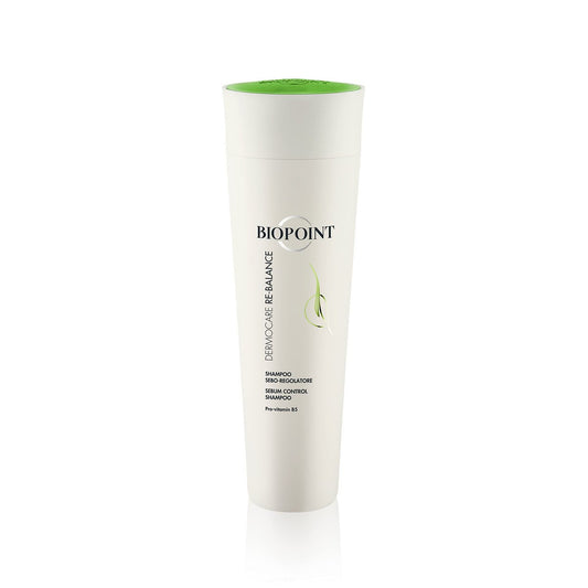 BIOPOINT Rebalancing Shampoo for Oily Scalp and Dry Ends - Dermocare Sebum Regulating Shampoo for Greasy Hair - Oily Scalp Treatment, 7.05 Fl Oz