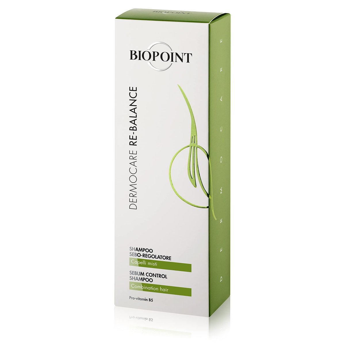 BIOPOINT Rebalancing Shampoo for Oily Scalp and Dry Ends - Dermocare Sebum Regulating Shampoo for Greasy Hair - Oily Scalp Treatment, 7.05 Fl Oz - görsel 3