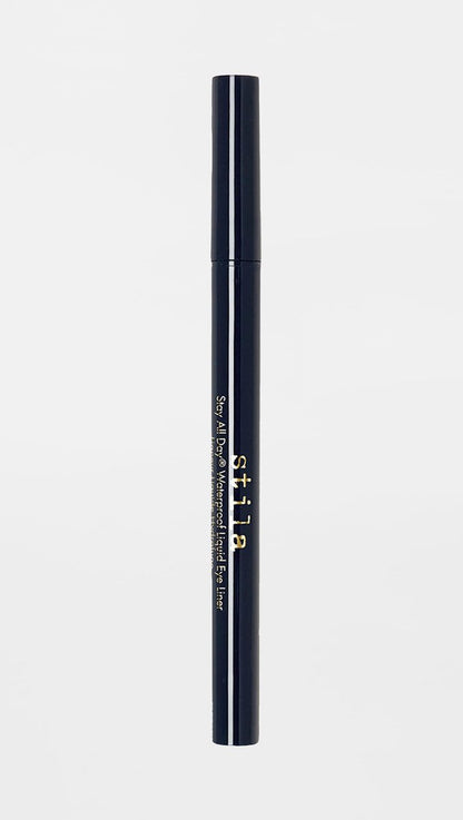 stila Stay All Day Waterproof Liquid Eye Liner - Midnight (Deep Blue) | Long-Lasting, Smudge-Proof Eyeliner