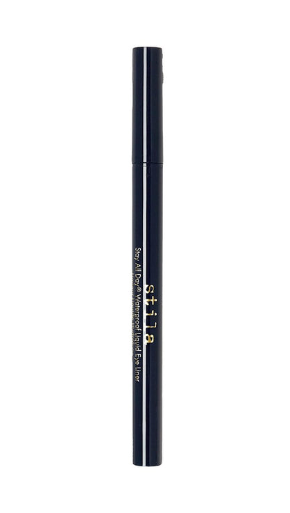 stila Stay All Day Waterproof Liquid Eye Liner - Midnight (Deep Blue) | Long-Lasting, Smudge-Proof Eyeliner