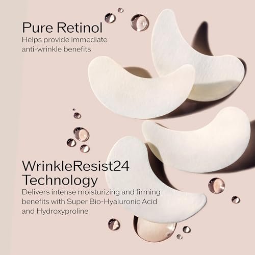Shiseido Benefiance WrinkleResist24 Pure Retinol Express Smoothing Eye Mask - 12 Pairs - Reduce Wrinkles in 15 Minutes Avelisse