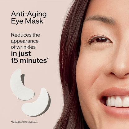 Shiseido Benefiance WrinkleResist24 Pure Retinol Express Smoothing Eye Mask - 12 Pairs - Reduce Wrinkles in 15 Minutes Avelisse