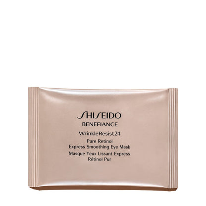 Shiseido Benefiance WrinkleResist24 Pure Retinol Express Smoothing Eye Mask - 12 Pairs - Reduce Wrinkles in 15 Minutes Avelisse