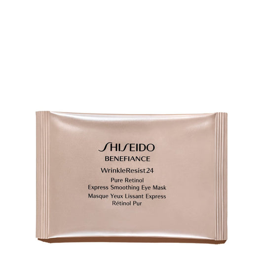 Shiseido Benefiance WrinkleResist24 Pure Retinol Express Smoothing Eye Mask - 12 Pairs - Reduce Wrinkles in 15 Minutes Avelisse