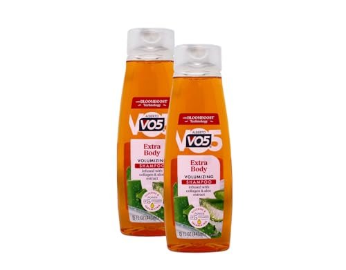 Alberto VO5 Extra Body Volumizing Shampoo, 12.5 fl oz (Pack of 2) – For Fine, Limp Hair - görsel 1
