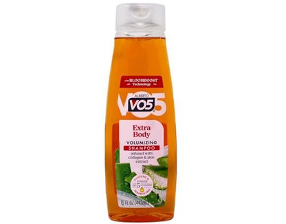 Alberto VO5 Extra Body Volumizing Shampoo, 12.5 fl oz (Pack of 2) – For Fine, Limp Hair
