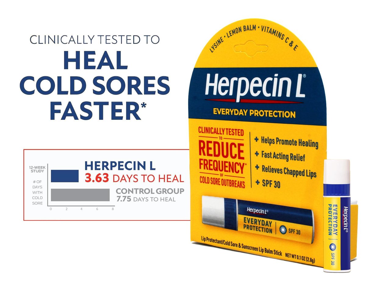 Herpecin L Lip Protectant SPF 30 - 0.10 oz (Pack of 6) | Moisturizing Sunscreen Lip Balm Avelisse