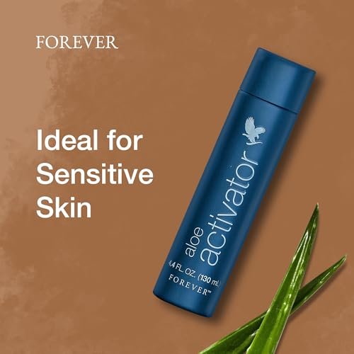 Forever Living Aloe Activator - 98% Aloe Vera Gel Moisturizer for Sensitive Skin - Vegan & Gluten-Free - 4.4 fl oz Avelisse