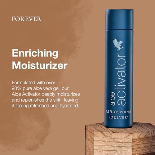 Forever Living Aloe Activator - 98% Aloe Vera Gel Moisturizer for Sensitive Skin - Vegan & Gluten-Free - 4.4 fl oz Avelisse