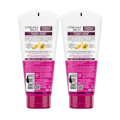 Cream Silk Standout Straight Conditioner for Straighter Hair, 6.1 Fl Oz (Pack of 2)