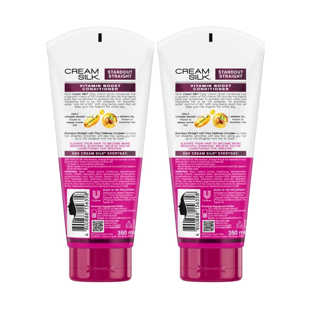 Cream Silk Standout Straight Conditioner for Straighter Hair, 6.1 Fl Oz (Pack of 2) - görsel 4