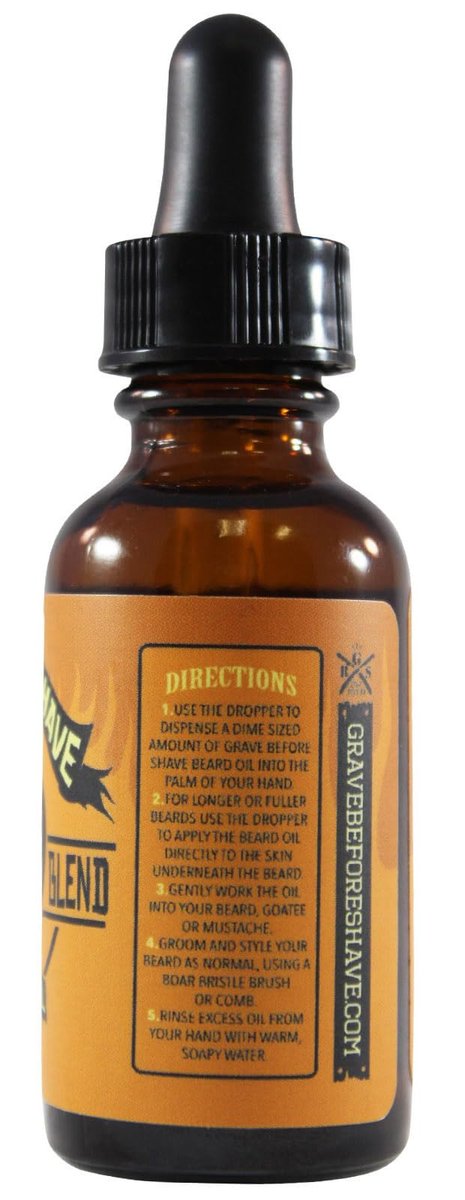 Grave Before Shave Viking Blend Beard Oil – Premium Beard Conditioner for Men, 1 Fl Oz - görsel 3
