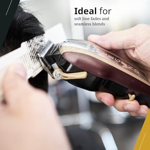 Wahl Professional 5 Star Legend Corded Clipper with Adjustable Taper Lever & 8 Guides – Red & Gold Avelisse
