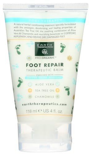 Earth Therapeutics Foot Repair Balm for Dry, Cracked Feet & Heels - 4 oz Intensive Moisturizing Cream - görsel 2