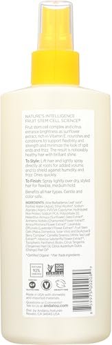 Andalou Naturals Medium Hold Hair Spray Sunflower and Citrus - 8.2 fl oz Avelisse
