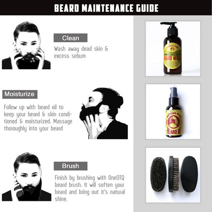 OneDTQ Beard Wash for Itchy Beard & Beardruff – Natural – Soothes, Softens, Deep Cleans – 4.7 FL OZ Avelisse