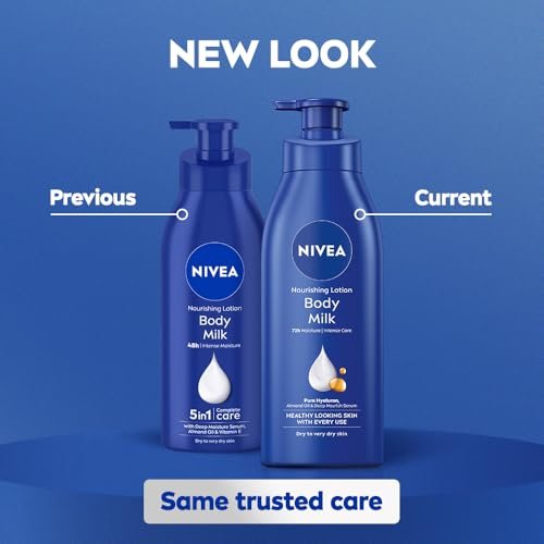 NIVEA Nourishing Body Milk for Very Dry Skin, 400ml – Richly Caring Moisturizer - görsel 16