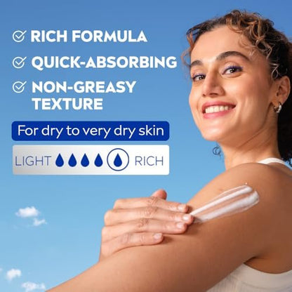 NIVEA Nourishing Body Milk for Very Dry Skin, 400ml – Richly Caring Moisturizer