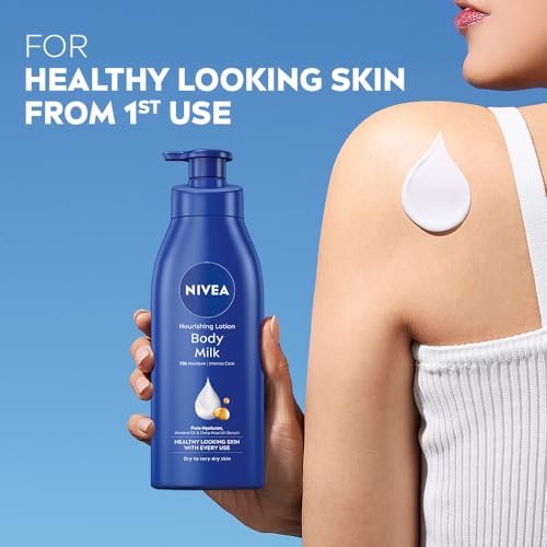 NIVEA Nourishing Body Milk for Very Dry Skin, 400ml – Richly Caring Moisturizer - görsel 6