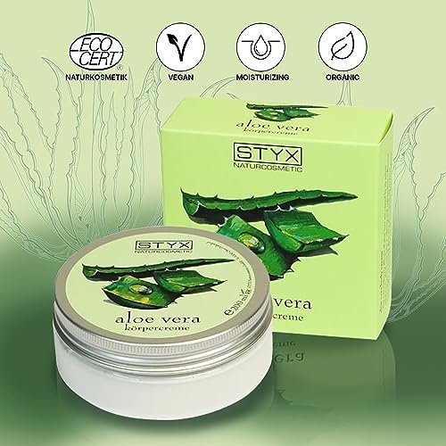 STYX Aloe Vera Body Cream – Organic After Sun Lotion for Sunburn Relief with Shea Butter, Jojoba Oil, Macadamia Oil & Soybean Oil - görsel 10