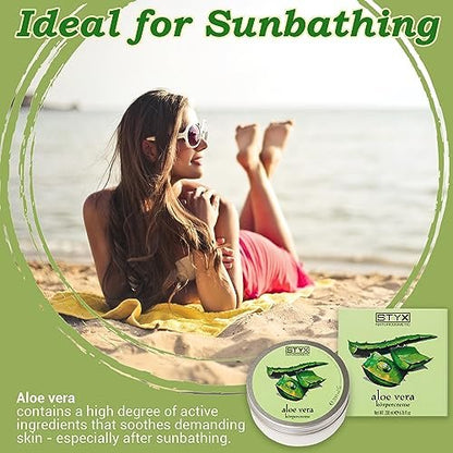 STYX Aloe Vera Body Cream – Organic After Sun Lotion for Sunburn Relief with Shea Butter, Jojoba Oil, Macadamia Oil & Soybean Oil