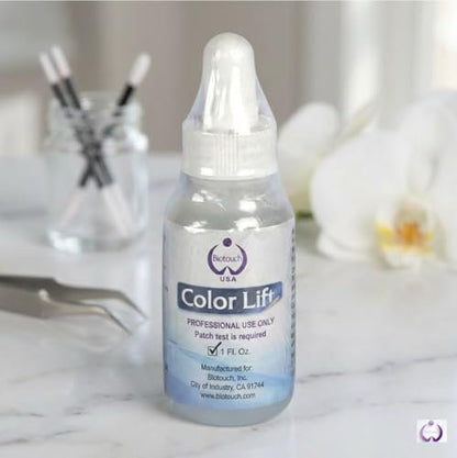 Biotouch COLOR LIFT PMU & Microblading Pigment Remover for Eyebrow Color Correction, 1 oz Avelisse