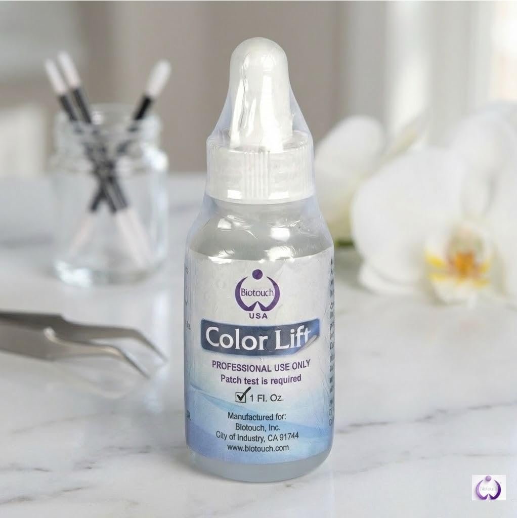 Biotouch COLOR LIFT PMU & Microblading Pigment Remover for Eyebrow Color Correction, 1 oz Avelisse