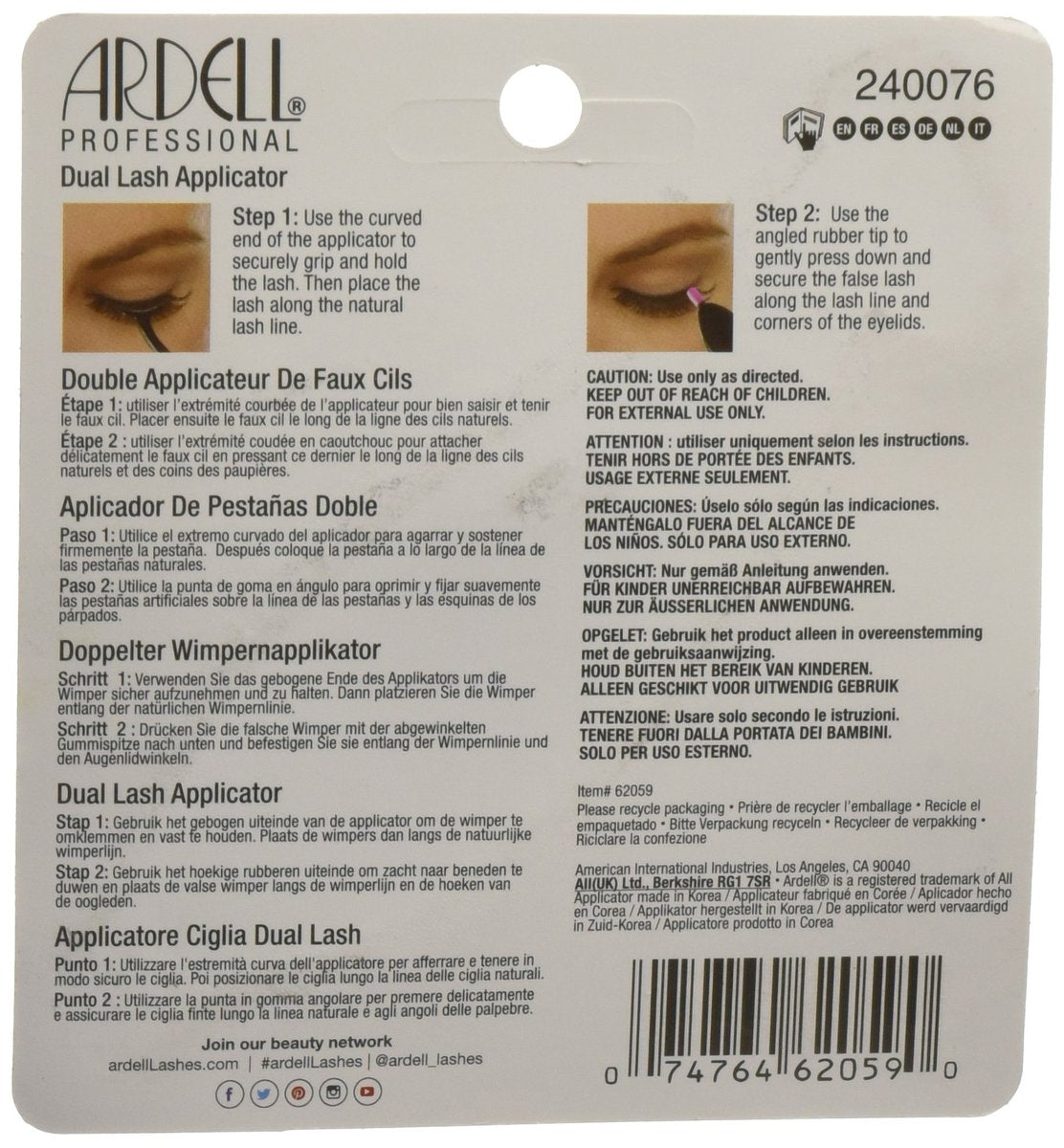 Ardell Dual Fake Lash Applicator – Precision Eyelash Tool for Easy Application - görsel 5