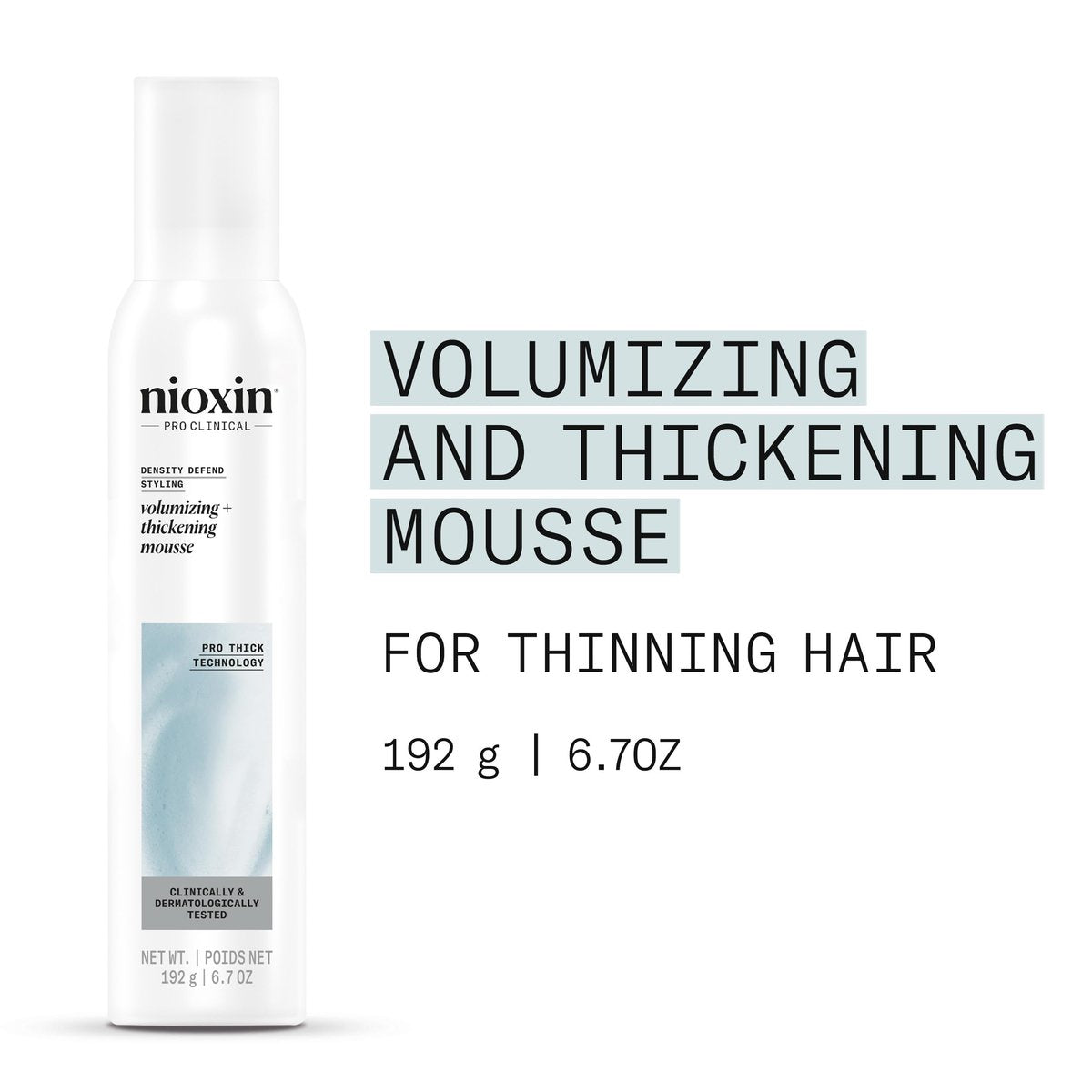 Nioxin Density Defend Styling Mousse – Volumizing & Thickening Support for Fine Hair, 6.7 Fl Oz - görsel 3