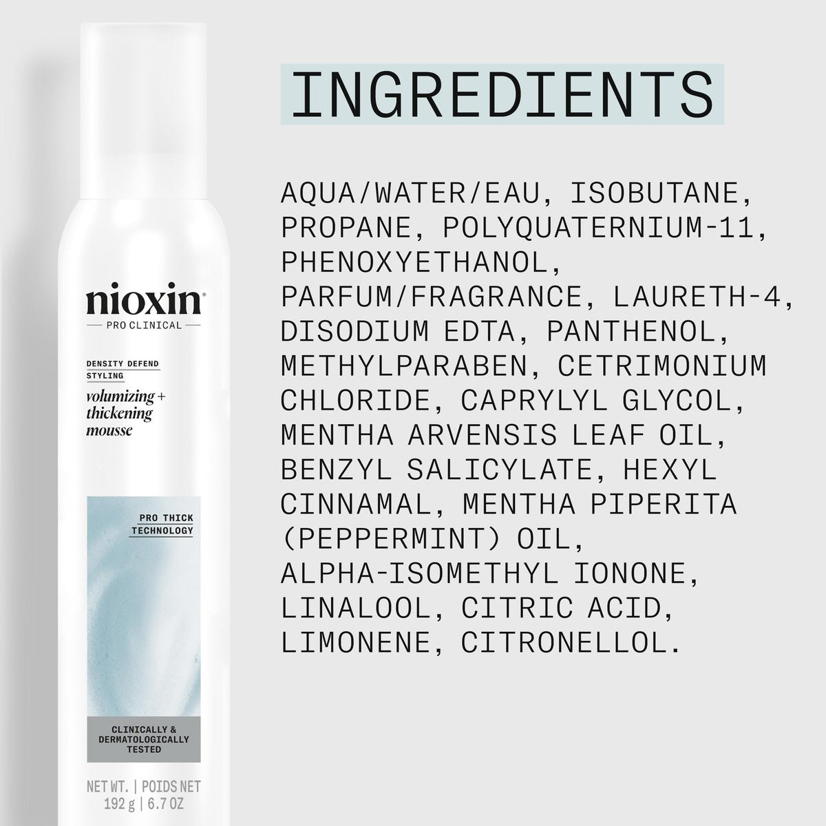 Nioxin Density Defend Styling Mousse – Volumizing & Thickening Support for Fine Hair, 6.7 Fl Oz - görsel 13