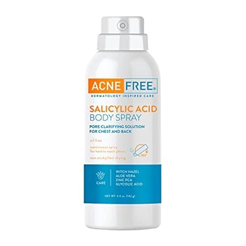 AcneFree Salicylic Acid Body Spray for Chest and Back - Pore Clarifying Solution, 5 oz - görsel 2