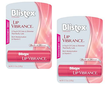 Blistex Lip Vibrance Tinted Lip Protectant SPF 15, 0.13 oz (Pack of 2)