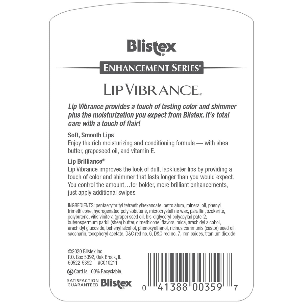 Blistex Lip Vibrance Tinted Lip Protectant SPF 15, 0.13 oz (Pack of 2) - görsel 6