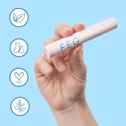 FEG Eyelash Growth Serum for Longer, Darker, Thicker Lashes and Brows – 0.10 Fl Oz Avelisse